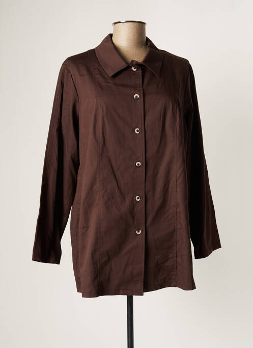 Tunică mâneci lungi maro CHRISTIAN MARRY femeie