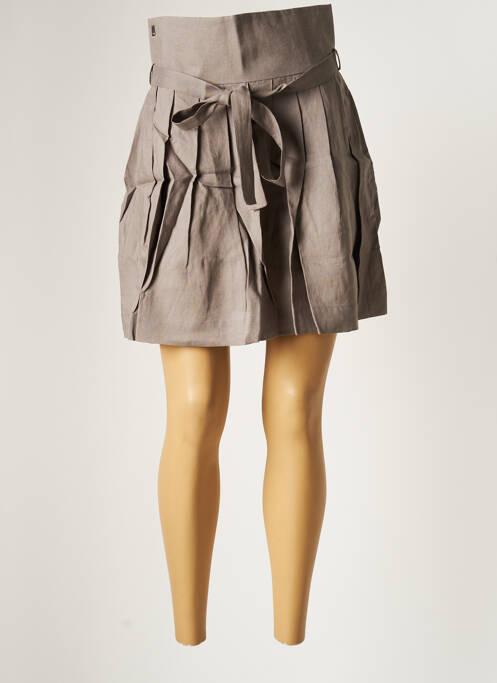 Fustă scurtă gri MON HANBOK femeie