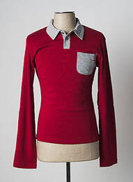 Polo mâneci lungi mâneci lungi roșu KATZ OUTFITTER homme