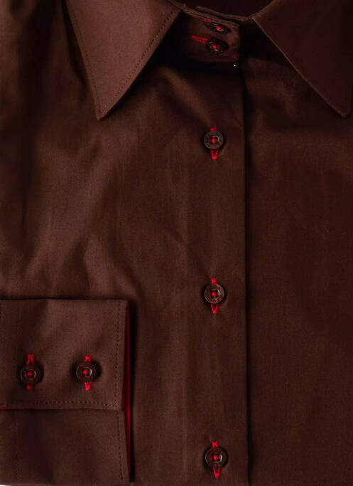 Cămașă maro OZOA femeie