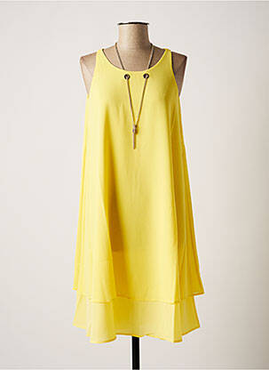 Rochie midi galben NINATI femeie