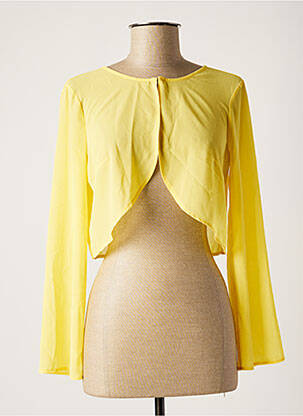 Vestă cu mâneci lungi galben NINATI femeie