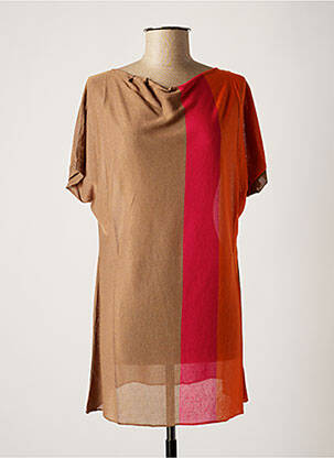 Pulover tunică maro NINATI femeie