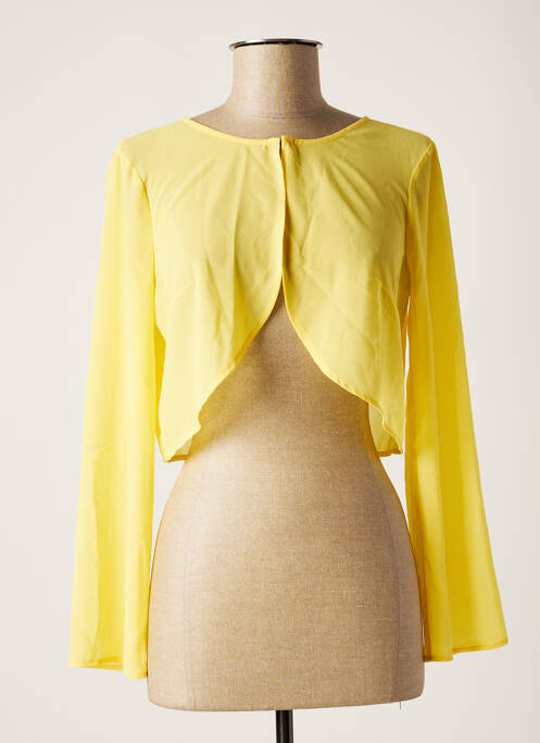 Vestă cu mâneci lungi galben NINATI femeie