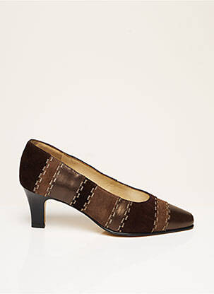 Pantofi cu toc toc cui. toc de 4 la 6 cm maro J & W femeie
