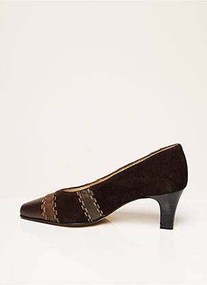 Pantofi cu toc toc cui. toc de 4 la 6 cm maro J & W femeie