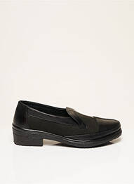 Mocasini țesătură satinată toc plat până la 3 cm negru ROHDE femme