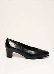 Balerine pătrat toc de 4 la 6 cm negru HASLEY femme
