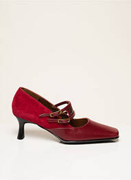 Pantofi cu toc închidere cu buclă(e) toc de 4 la 6 cm roșu CORINE femme