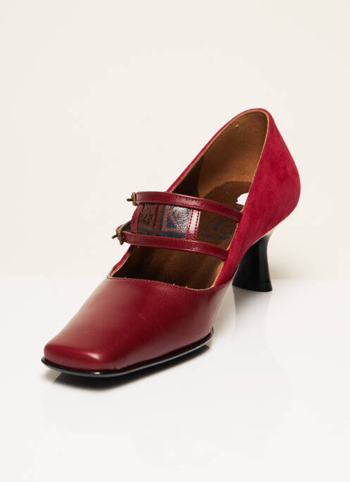 Pantofi cu toc roșu CORINE femeie