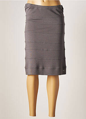 Fustă midi gri NATHALIE CHAIZE femeie