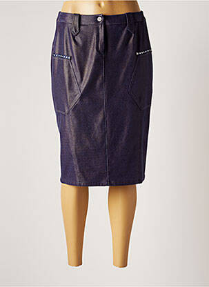 Fustă midi albastru MERI & ESCA femeie