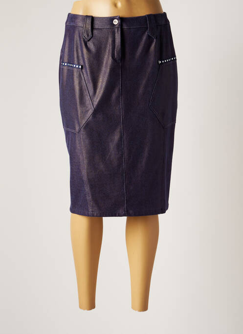 Fustă midi albastru MERI & ESCA femeie