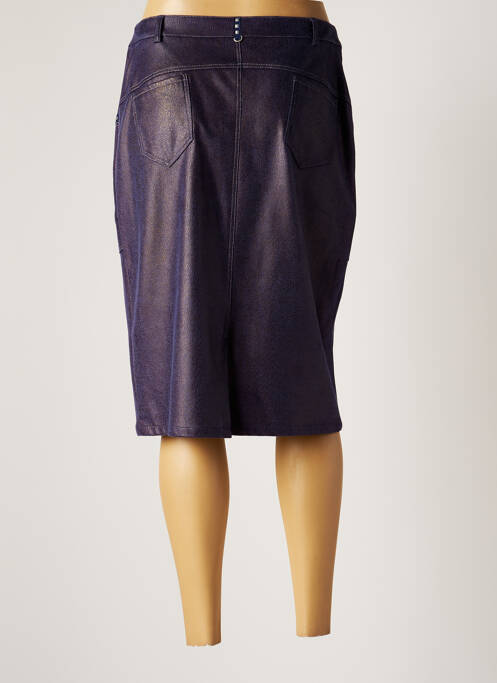 Fustă midi albastru MERI & ESCA femeie