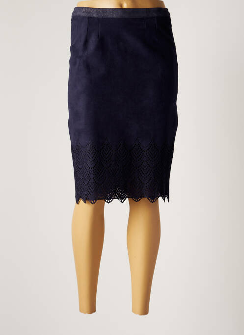 Fustă midi albastru JUMFIL femeie