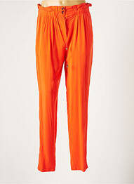 Pantalon chino portocaliu GUY DUBOUIS femme