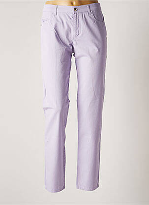 Pantalon drept violet DIANA GALLESI femeie