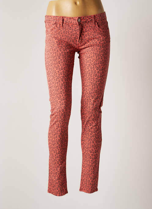 Pantalon slim roz LE TEMPS DES CERISES femeie