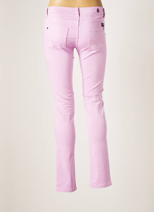 Pantalon slim țesătură poplin mărime normală violet GAASTRA femme