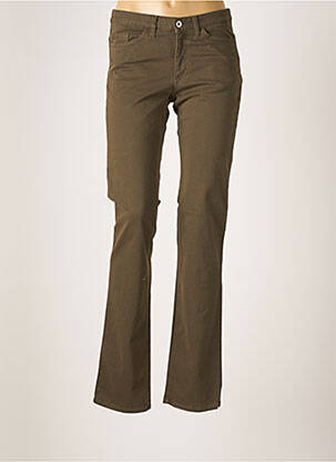Pantalon slim elasticitate mărime normală verde GANT femeie