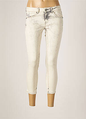 Pantalon trei sferturi talie joasă talie joasă bej FORNARINA femme