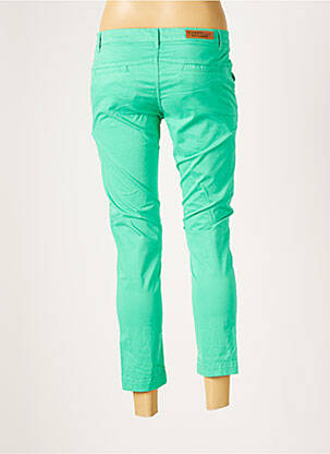 Pantalon trei sferturi elasticitate talie joasă verde CHIPIE femeie