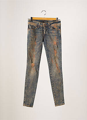 Blugi cu croială slim albastru FORNARINA femeie