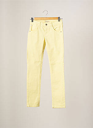 Blugi cu croială slim galben CHIPIE femeie