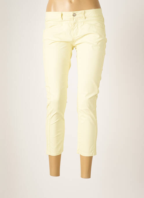 Pantalon trei sferturi galben CHIPIE femeie