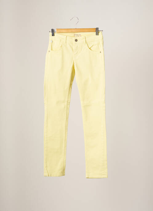 Blugi cu croială slim galben CHIPIE femeie