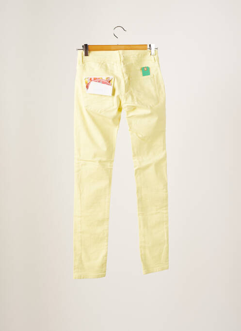 Blugi cu croială slim galben CHIPIE femeie