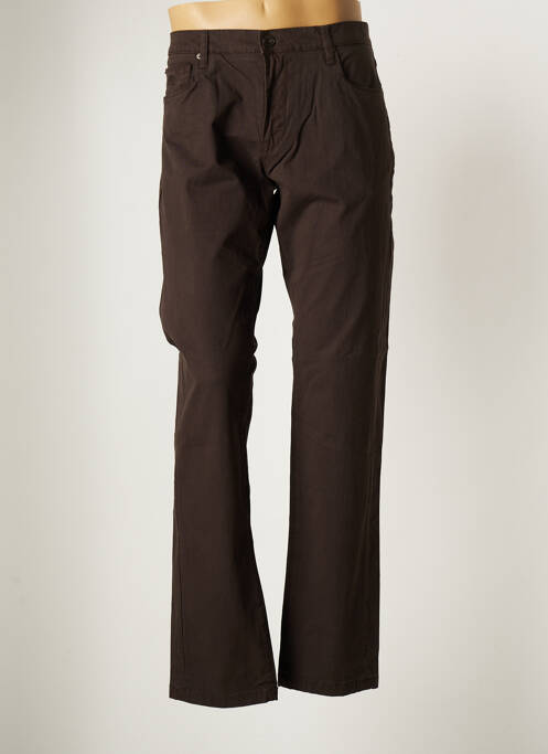 Pantalon drept țesătură poplin mărime normală maro HENRY COTTON'S femme