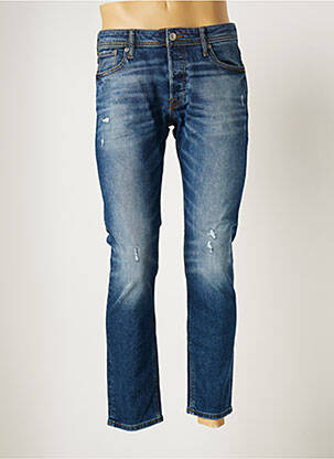 Blugi cu croială slim subțire mărime normală albastru JACK & JONES bărbat