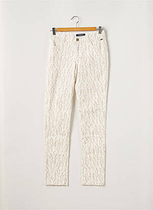 Pantalon slim alb MC GREGOR femeie