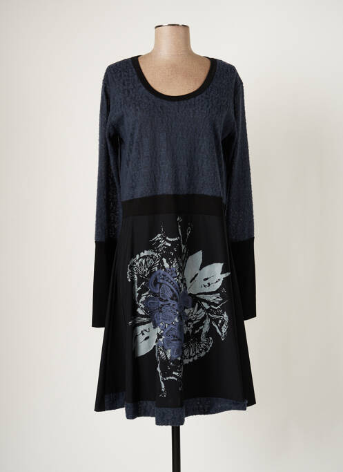 Rochie midi albastru PARIS femeie