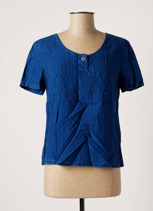 Top albastru UN POINT C EST TOUT femeie