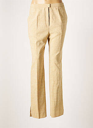 Pantalon drept galben KARTING femeie