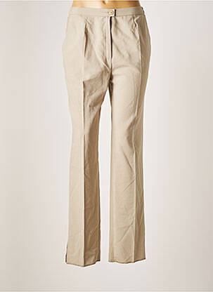 Pantalon drept bej KARTING femeie