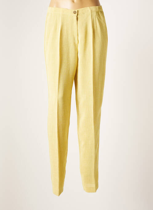 Pantalon drept galben GUITARD femeie