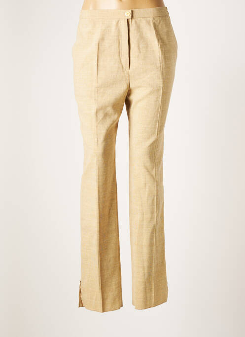 Pantalon drept galben KARTING femeie