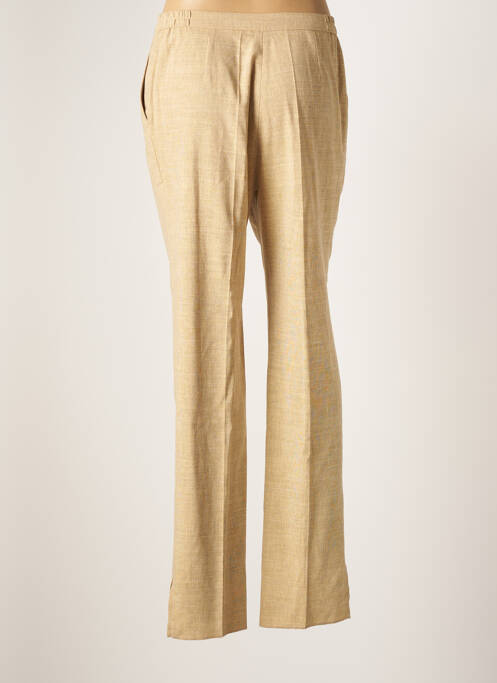 Pantalon drept galben KARTING femeie