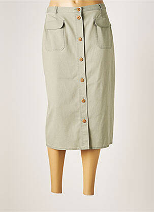 Fustă midi verde LISA CHESNAY femeie