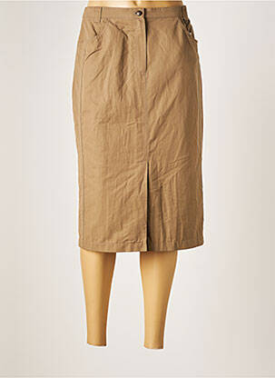 Fustă midi maro HUCKE WOMAN femeie