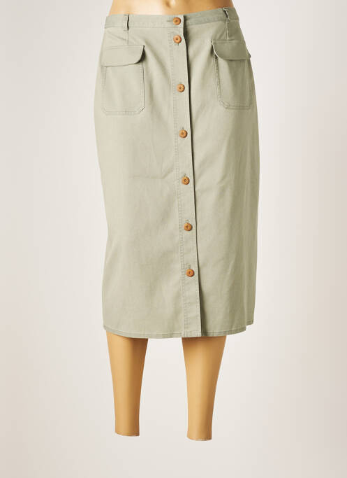Fustă midi verde LISA CHESNAY femeie
