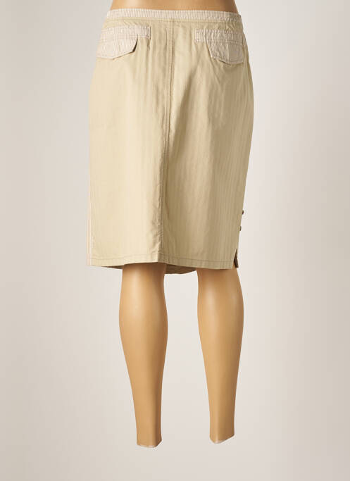 Fustă scurtă bej PAUSE CAFE femeie