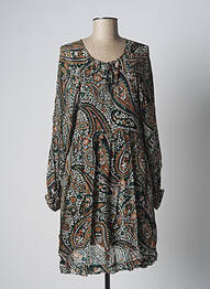 Rochie midi mâneci lungi mâneci lungi verde STELLA FOREST femeie