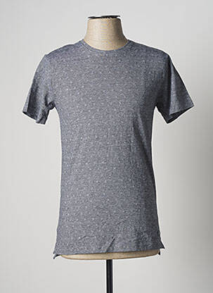Tricou elasticitate mâneci scurte albastru TEDDY SMITH bărbat