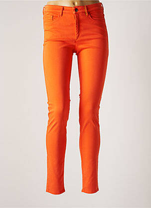 Pantalon slim portocaliu COUTURIST femeie