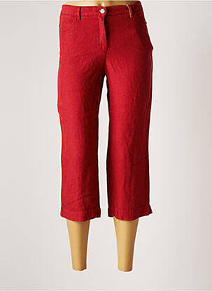 Pantalon trei sferturi roșu COUTURIST femeie