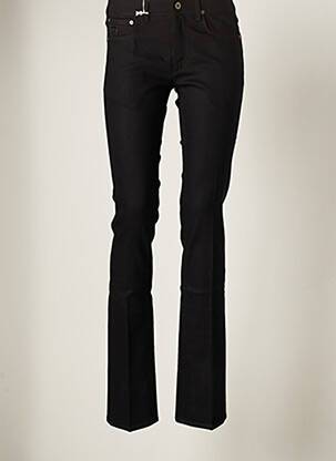 Pantalon slim elasticitate mărime normală negru APRIL 77 femeie
